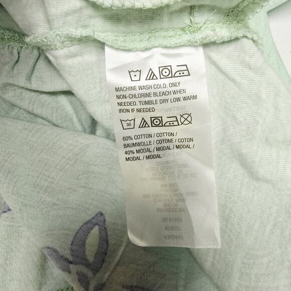 Logo Lori Goldstein Tank Top 1X Floral Babydoll Stretch Peplum Hem Artsy Layer - Picture 8 of 9